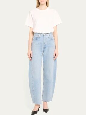Agolde’s Luna High Rise Barrel-Leg Jeans 26